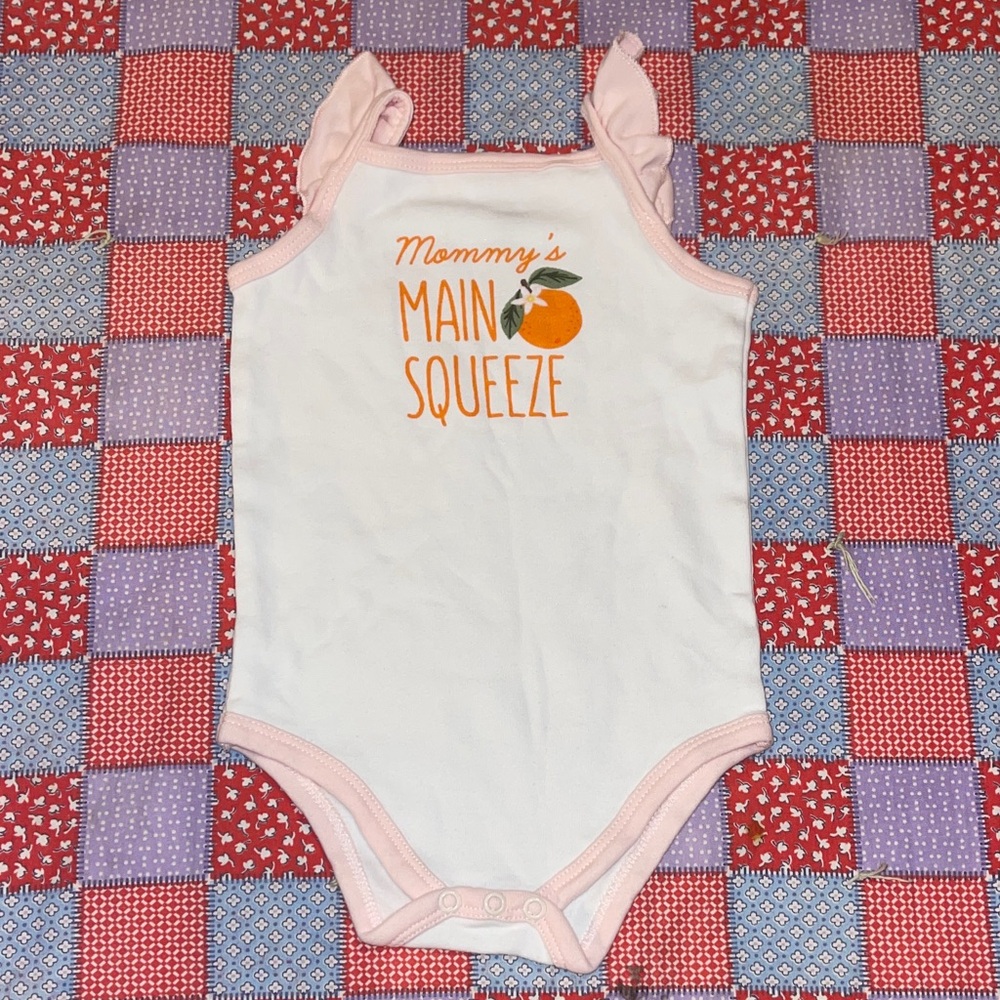 Cute Pink and White Kids Tank Top